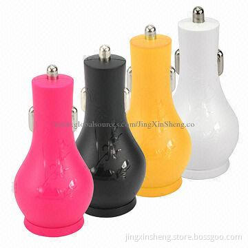 Mobile Phone In-car Chargers with Over-heating Protection, 12 to 24V DC Input
